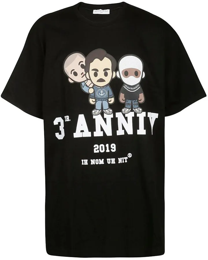 Ih Nom Uh Nit 3 Anniversary Graphic Print T-Shirt