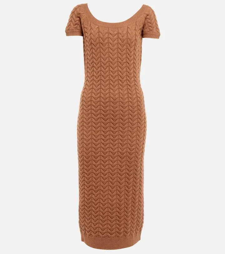 Caramba wool and cashmere-blend dress