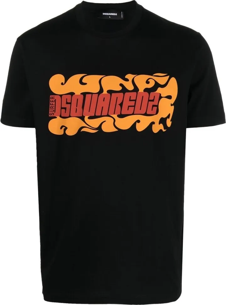 logo-print cotton T-shirt