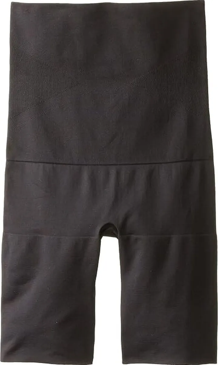 Maidenform Women's Shapewear Hi Waist Thigh Slimmer (Black) Women's Underwear