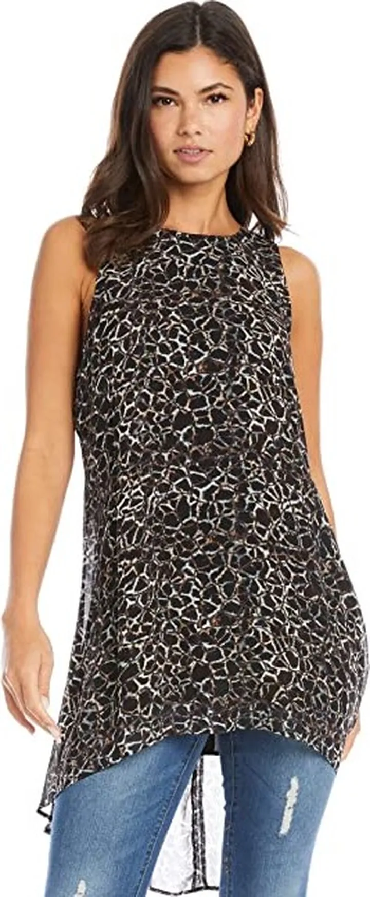 Karen Kane Tunic Tank Top (Multi) Women's Clothing