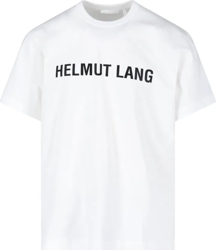 Helmut Lang Logo Printed Crewneck T-Shirt