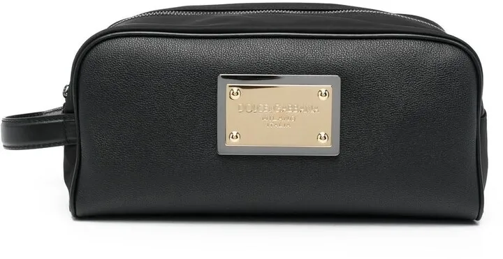 Logo-Plaque Wash Bag