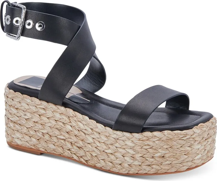 Dolce Vita Women's Cannes Espadrille Platform Wedge Sandals Women's Shoes