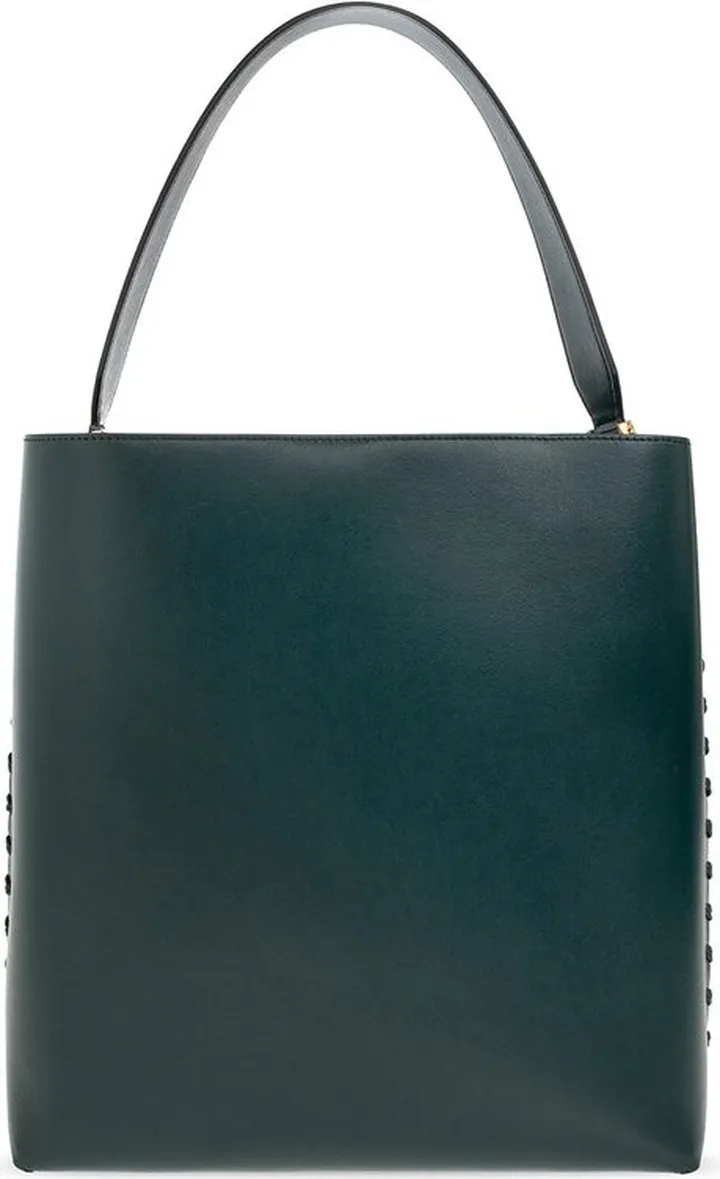 Stella McCartney Chain-Trimmed Logo Charm Tote Bag