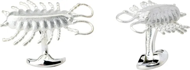 Deakin & Francis - Deakin & Francis Sterling Silver Centipede Cufflinks