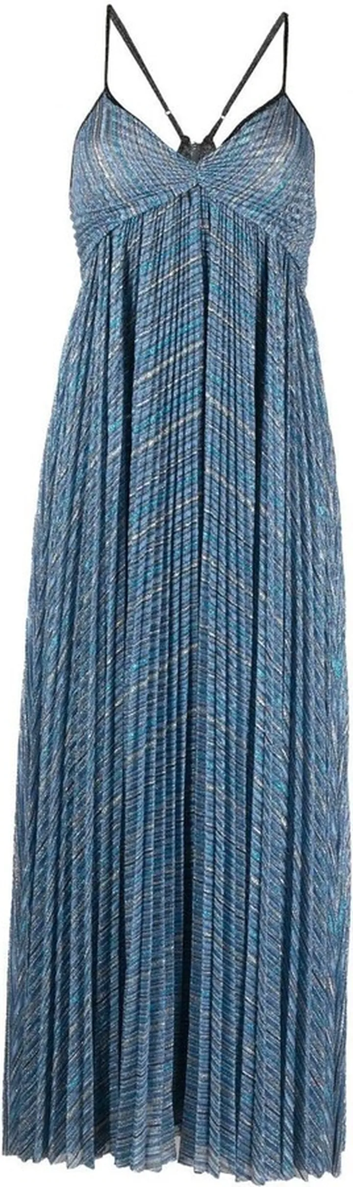 Pleated Empire-Line Dress