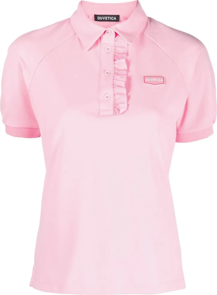 Logo-Patch Short-Sleeved Polo Shirt