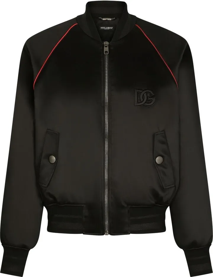 Logo-Patch Bomber Jacket
