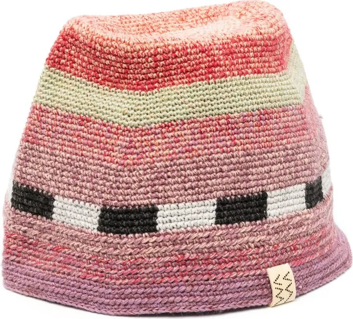 Pink Meda Crochet Bucket Hat