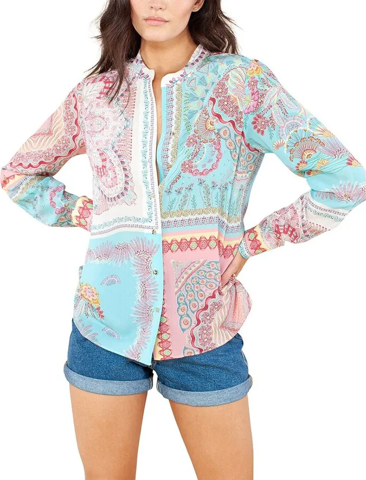 Hale Bob Silk Tunic Top