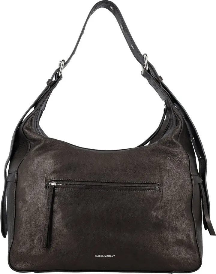 Isabel Marant Logo Engraved Zipped Shoulder Bag