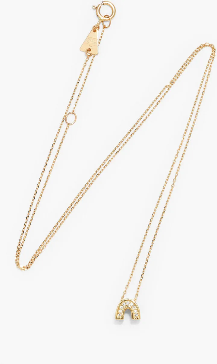 14-Karat Gold Diamond Necklace