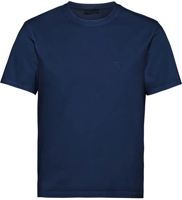 logo-embroidered crew-neck T-shirt