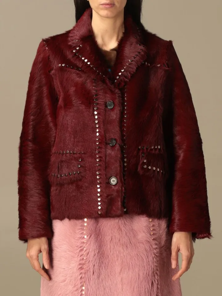 Fur coats women Prada