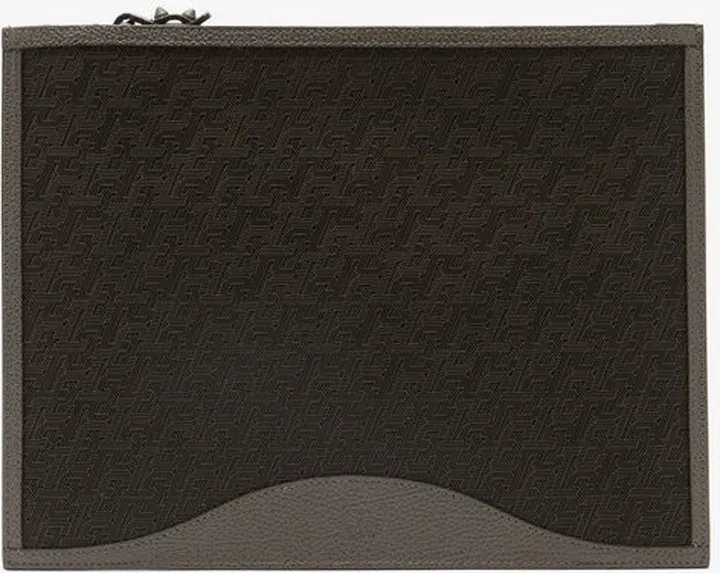 Pifpouch Grained-leather Zip Pouch