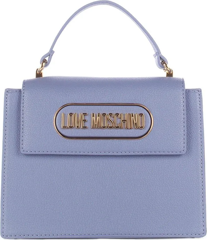 Logo Plaque Foldover Tote Bag