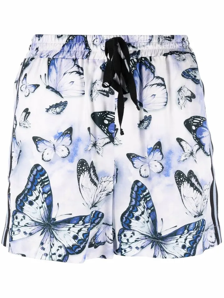 Butterfly-Print Shorts