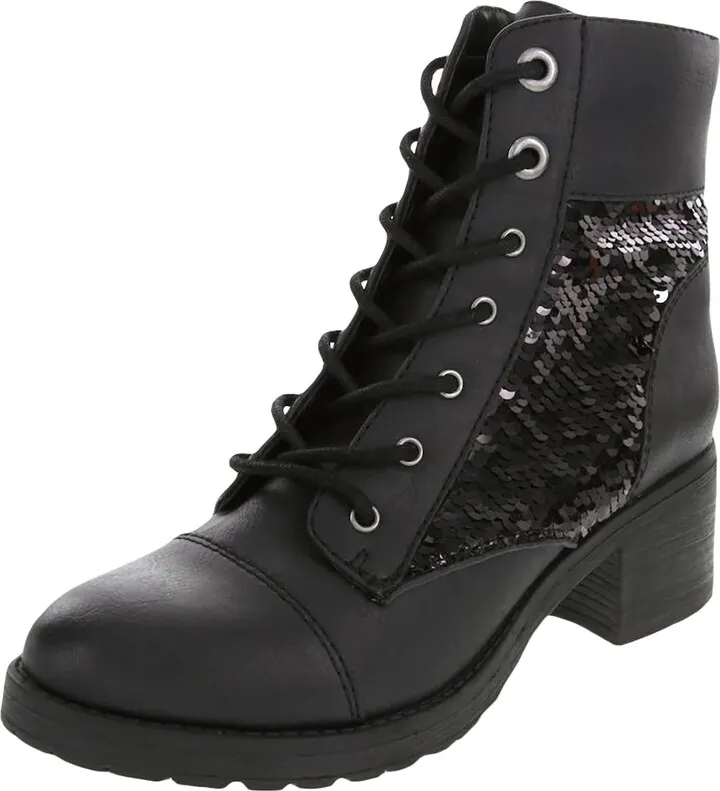 Klondike Womens Lace Up Combat Boots