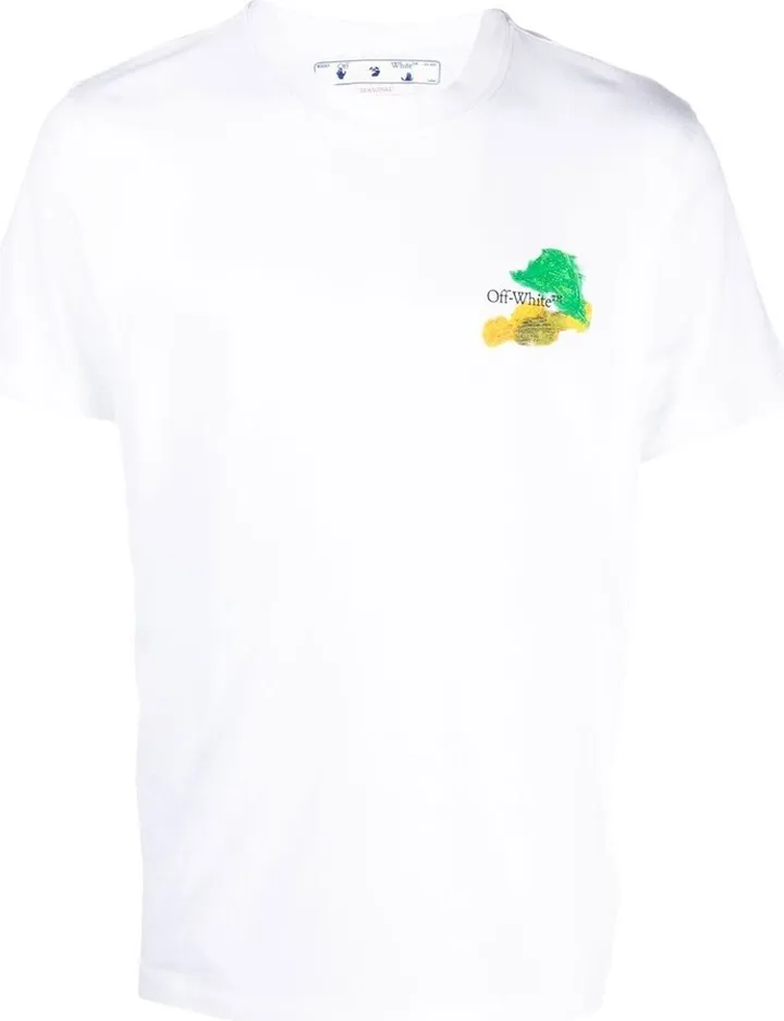 Brush Arrow logo-print T-shirt