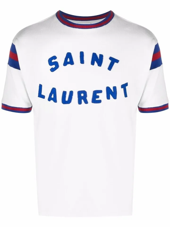 vintage-effect logo T-shirt