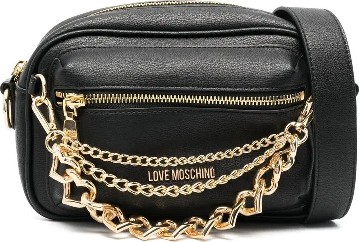 Chain-Detail Crossbody Bag