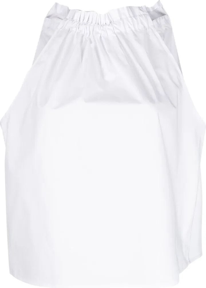 Ruffled Halterneck Top