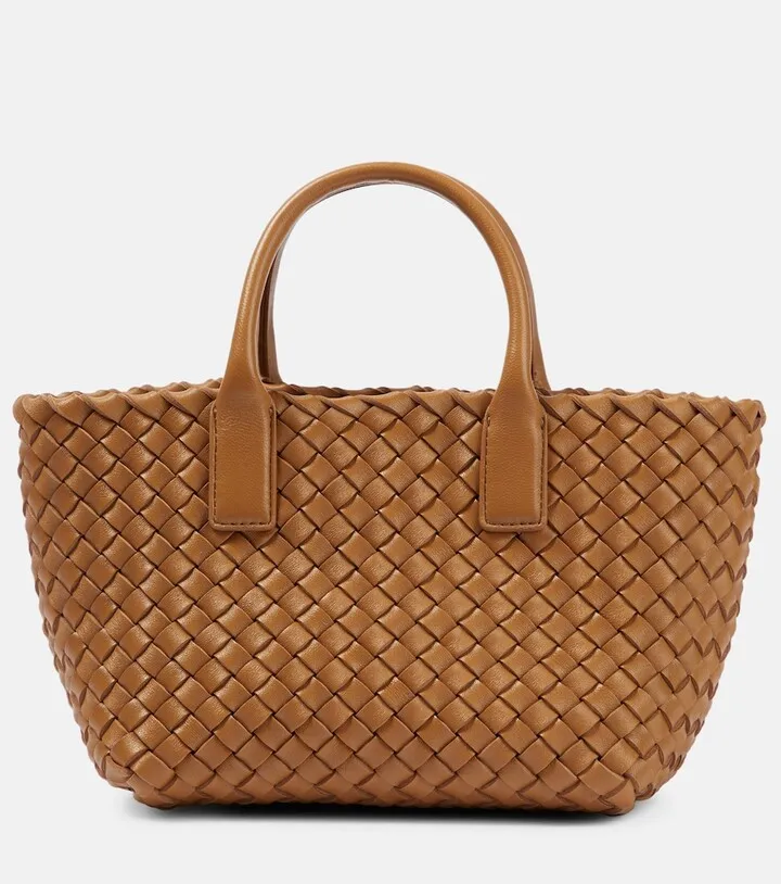 Mini Cabat Small leather tote