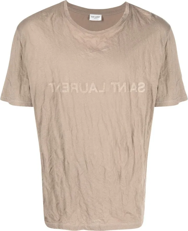 logo-print cotton T-shirt