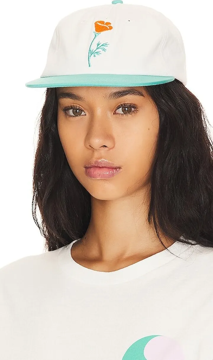 Poppy Short Brim Snapback Hat