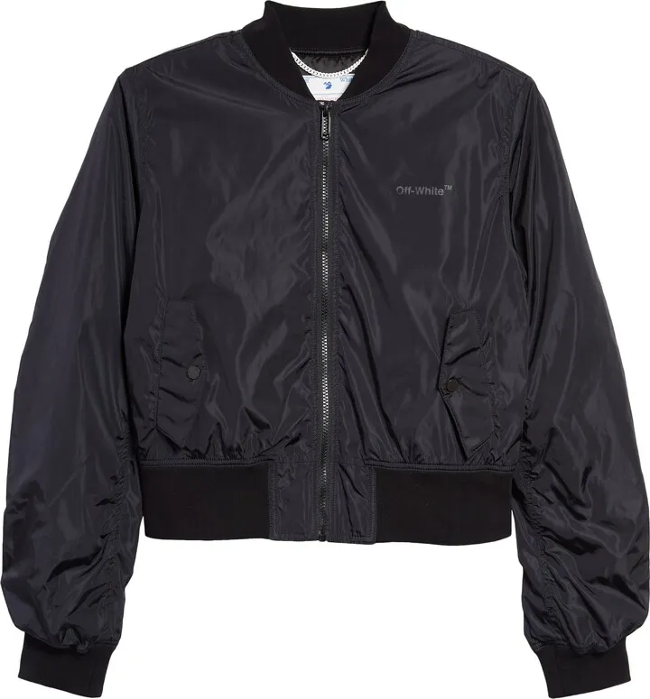 Diagonal Bomber Jacket