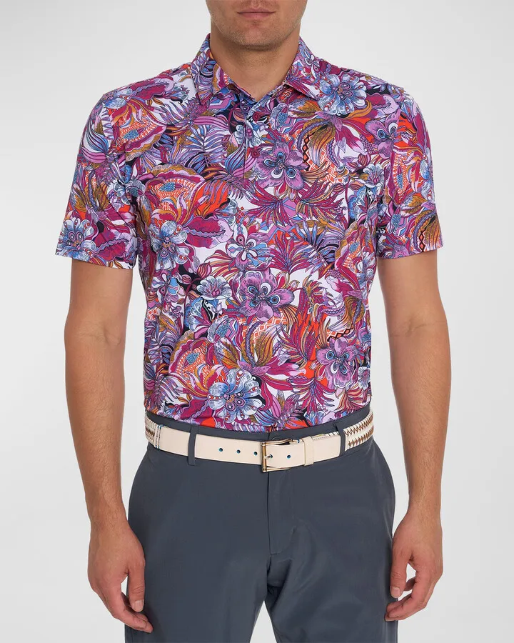 Men's Roxberry Performance-Stretch Polo Shirt