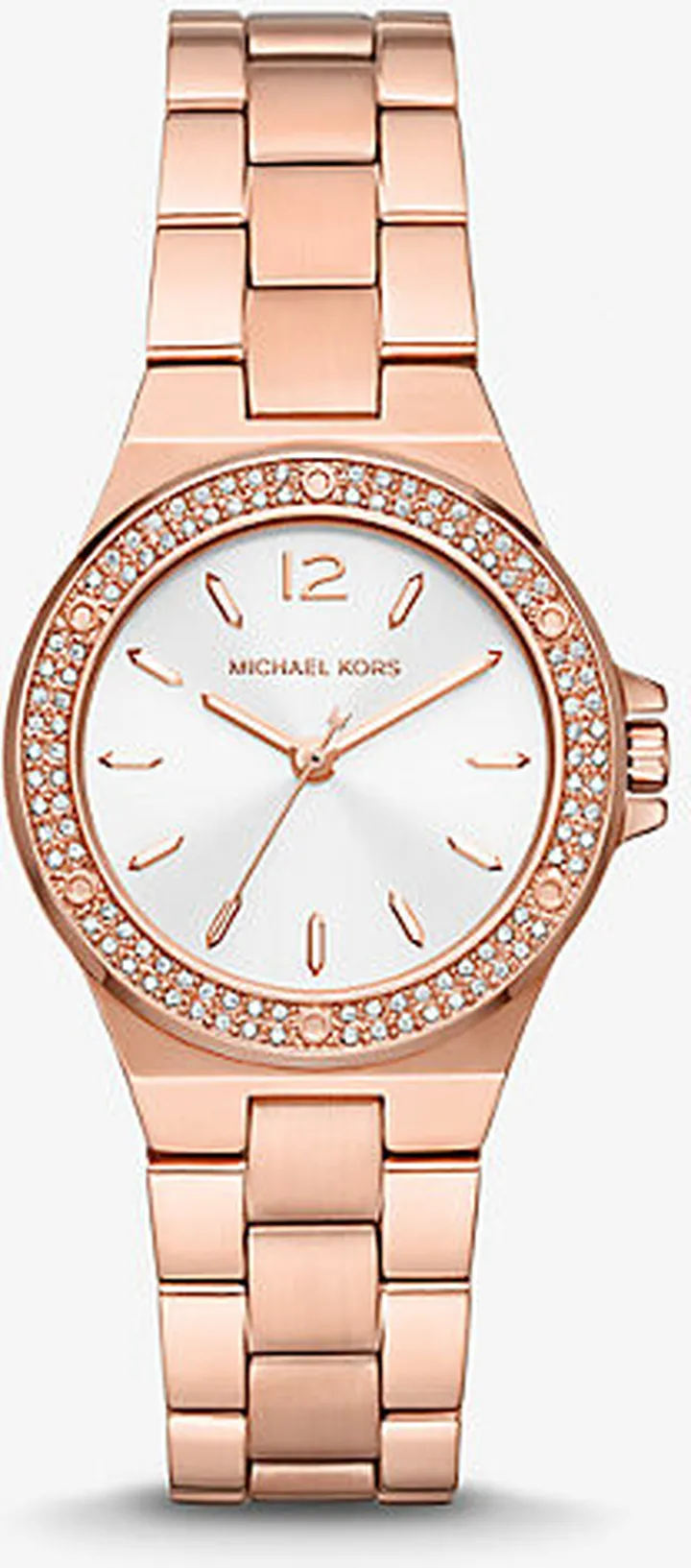 Mini Lennox Pavé Rose Gold-Tone Watch