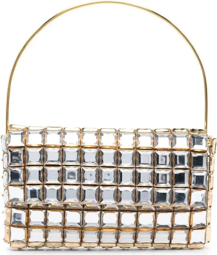 Crystal-Embellished Tote Bag
