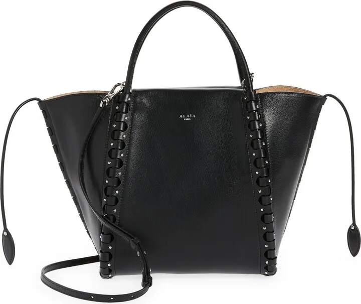 Small Hinge Leather Tote