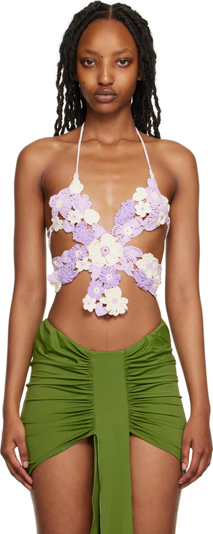 Marco Rambaldi Purple Flower Camisole