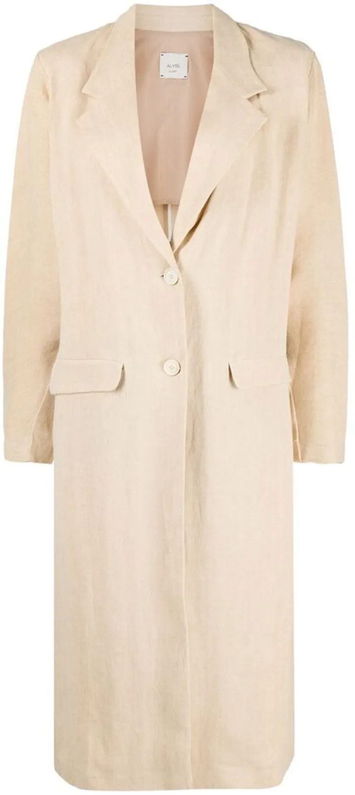 Single-Breasted Tailored Coat