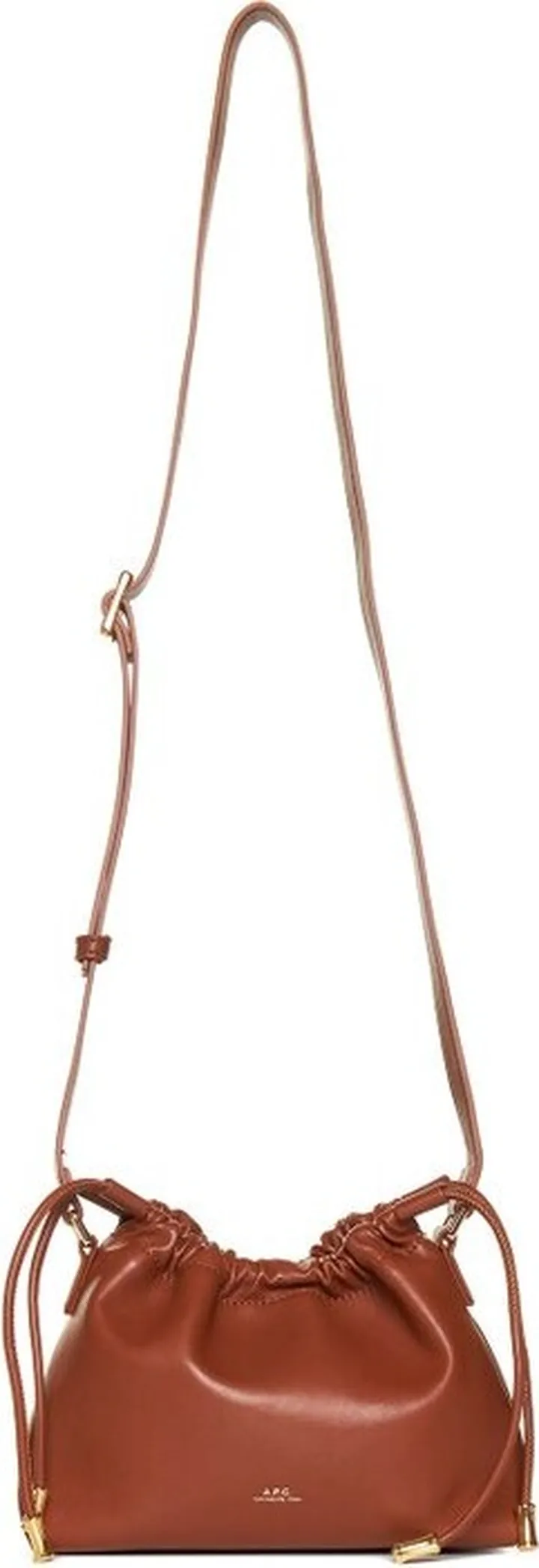 A.P.C. Ninon Logo Embossed Mini Shoulder Bag