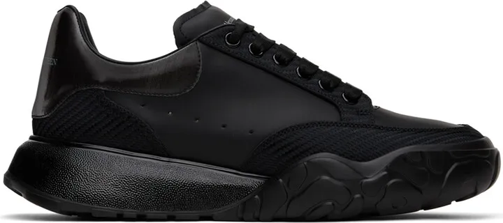 Alexander McQueen Black New Court Sneakers