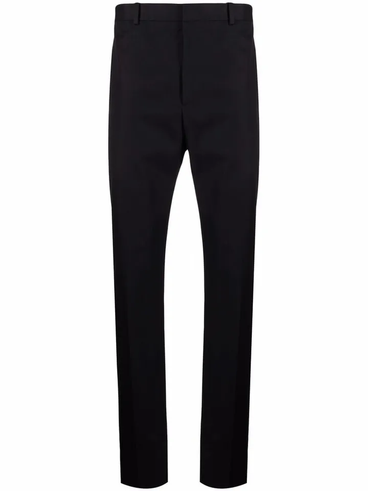 Slim Fit Cotton Trousers