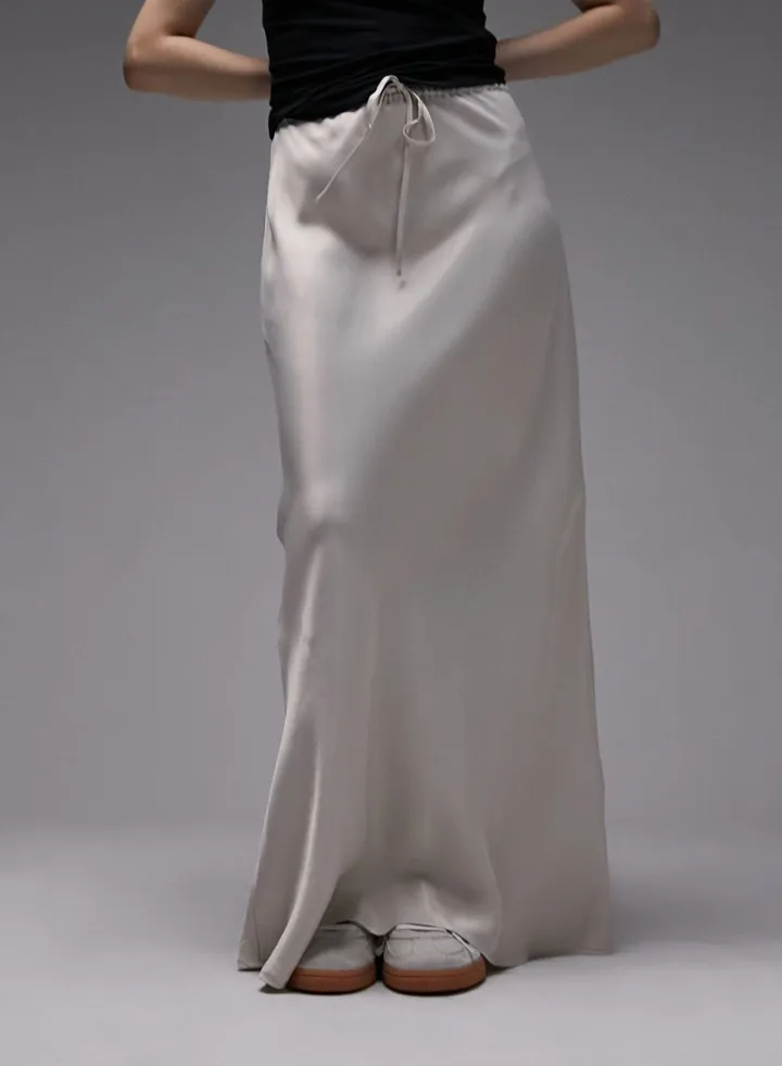 Satin Maxi Skirt