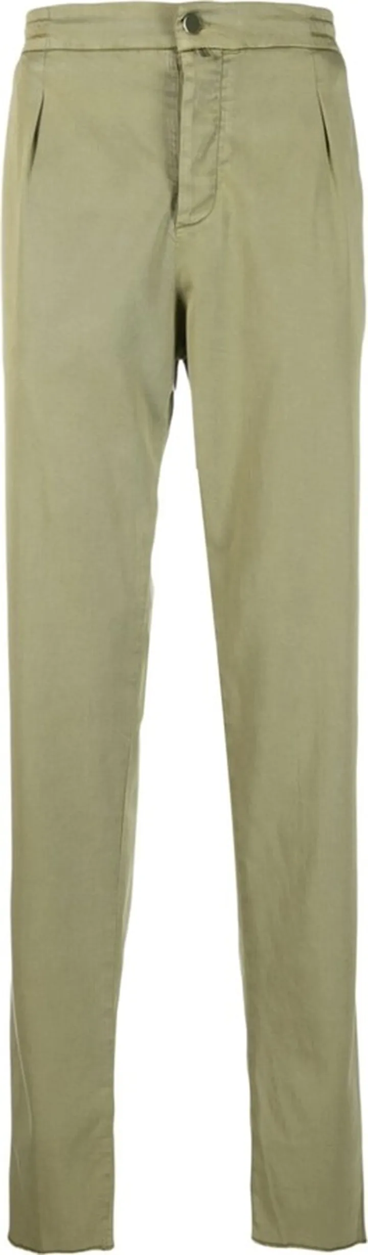 Cotton Straight-Leg Trousers
