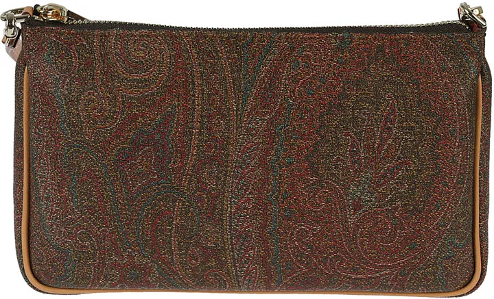 Classic Paisley Fabric Shoulder Bag