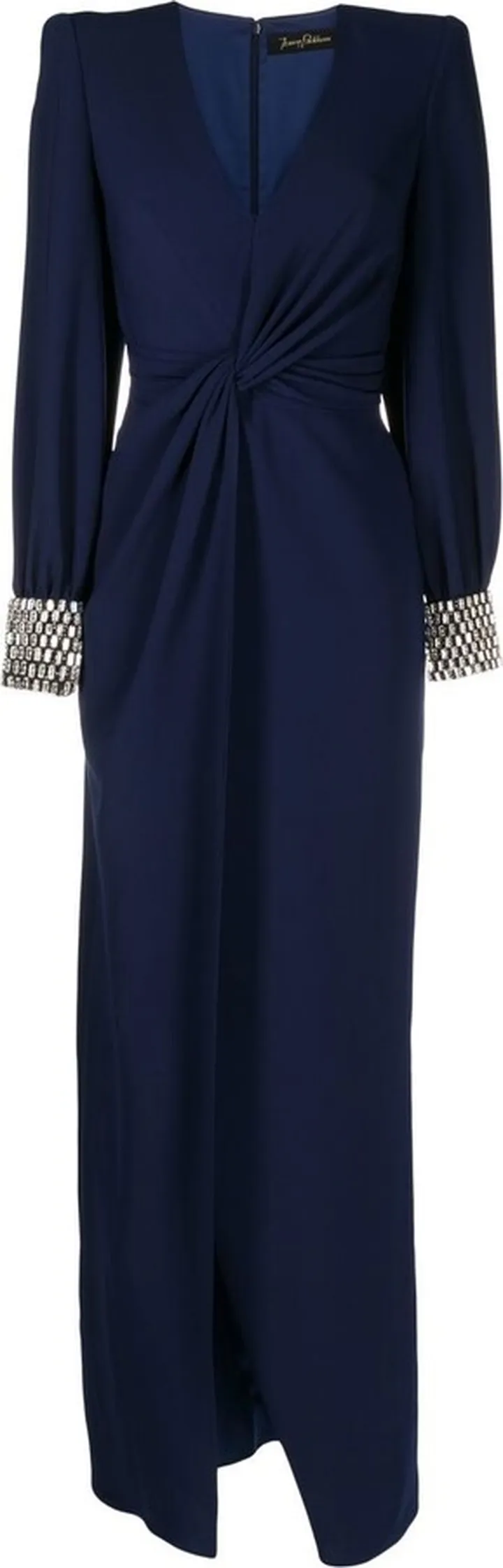 Lalala crystal-embellished gown