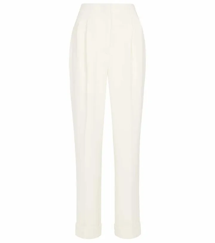 Gus crepe tapered pants