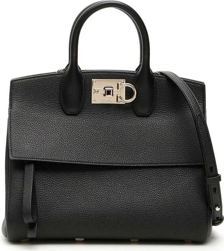 Salvatore Ferragamo Studio Gancini Zipped Tote Bag
