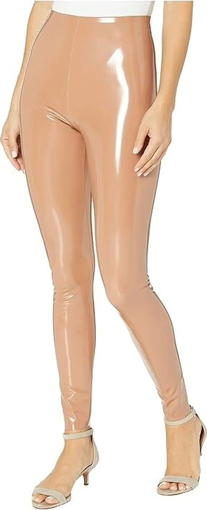Commando Perfect Control Patent Leather Leggings SLG25 (Cocoa) Women's Casual Pants
