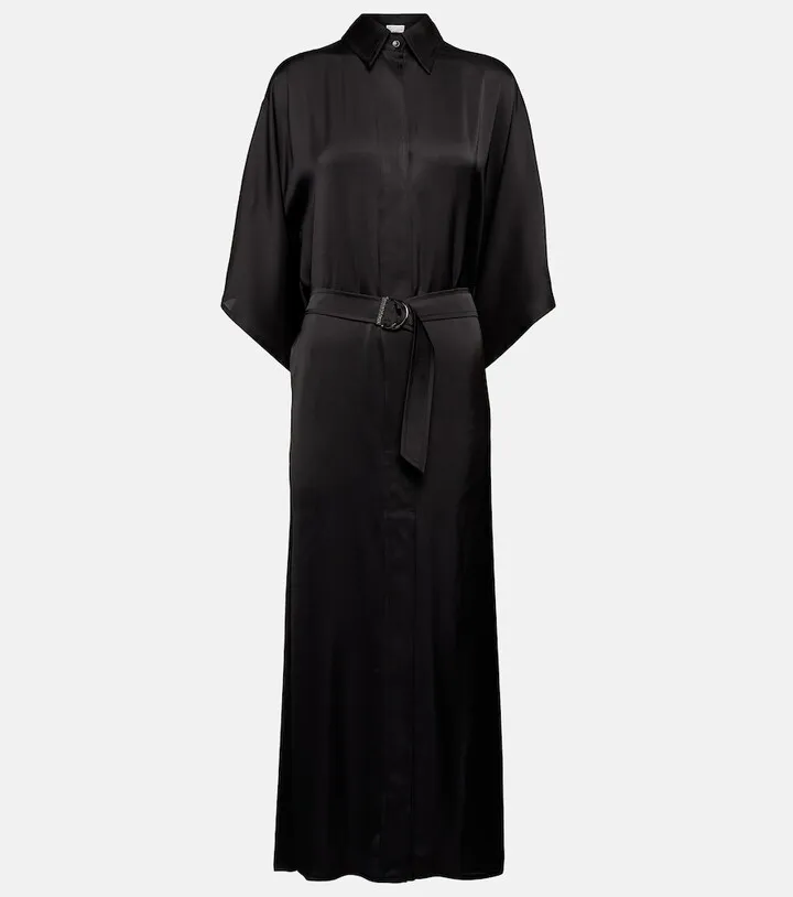 Belted shirt dress