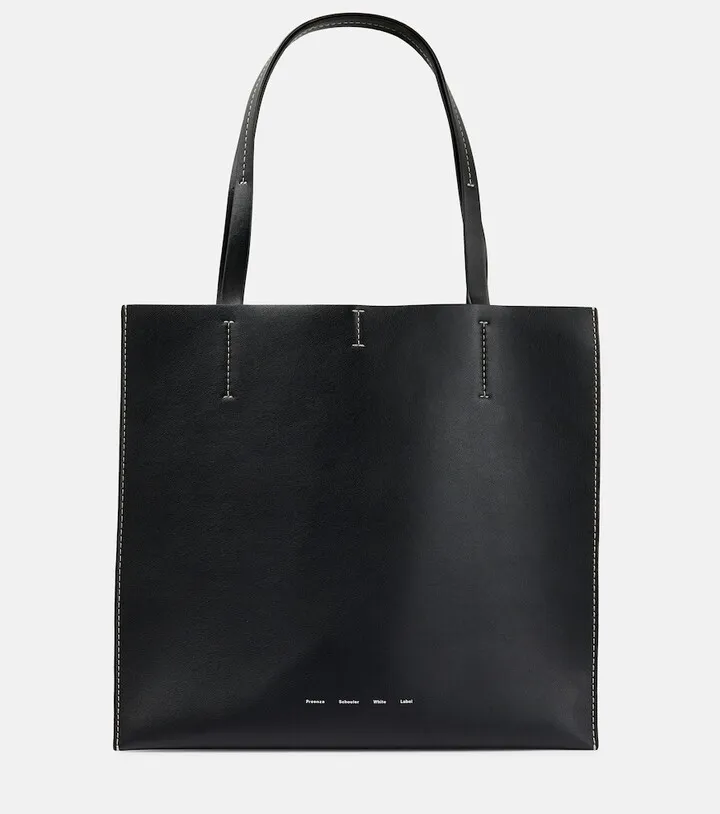 White Label Twin leather tote bag