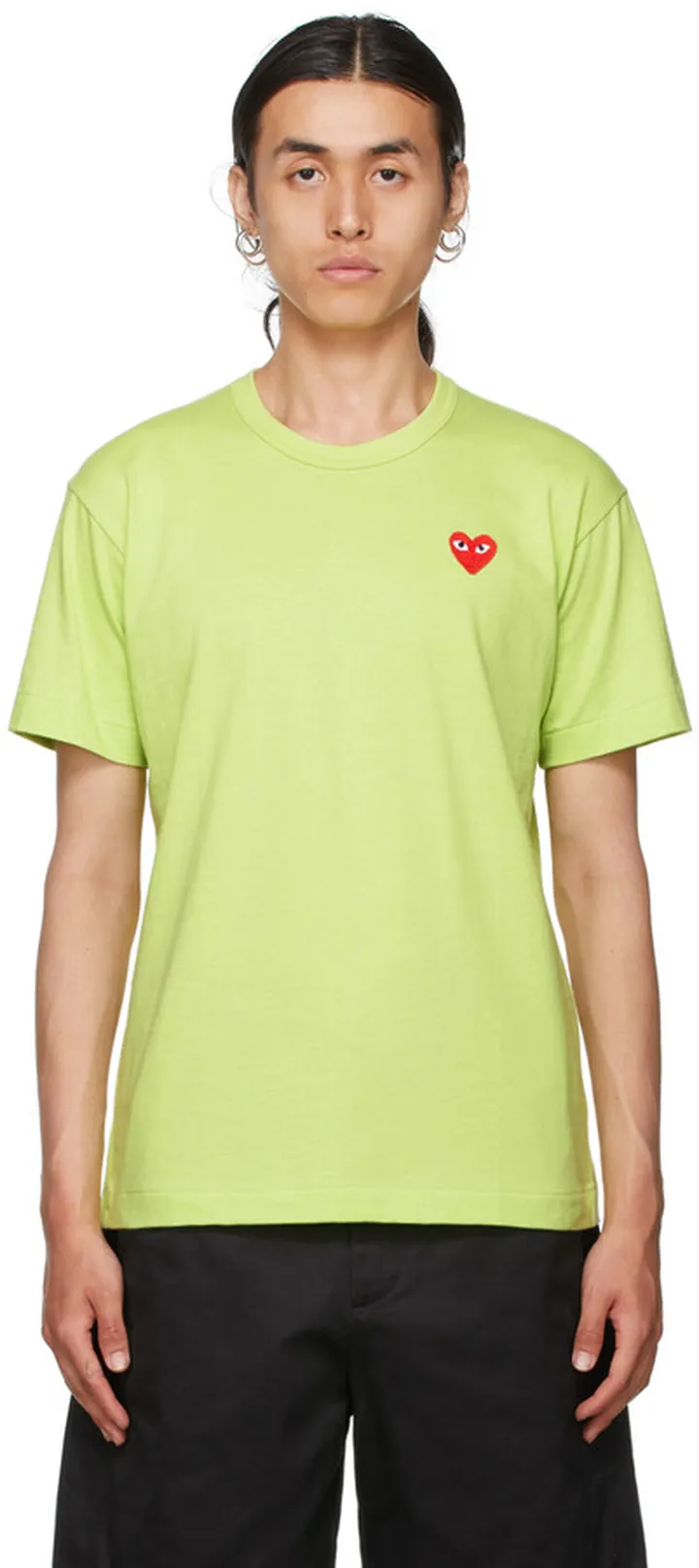 Comme des Garçons Play Green Heart Patch T-Shirt